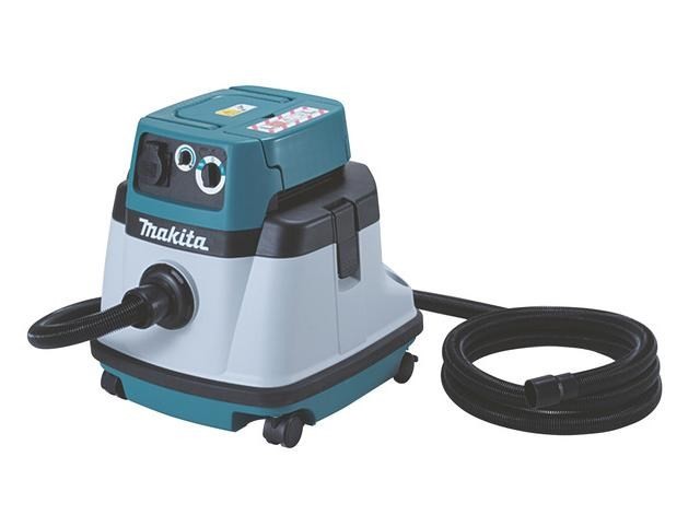 Makita VC2510LX1 odkurzacz Czarny, Niebieski, Biały