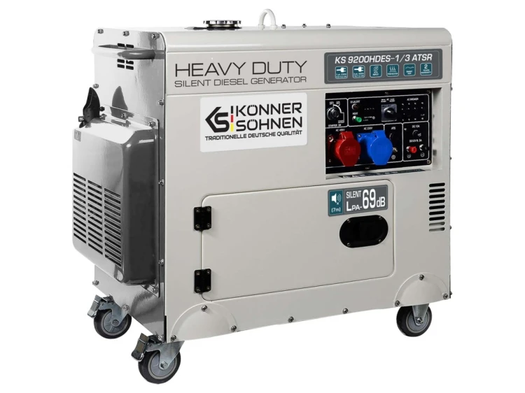 Generator diesla KS 9200HDES-1/3 ATSR 230/400V, rozruch elektryczny (EURO V)