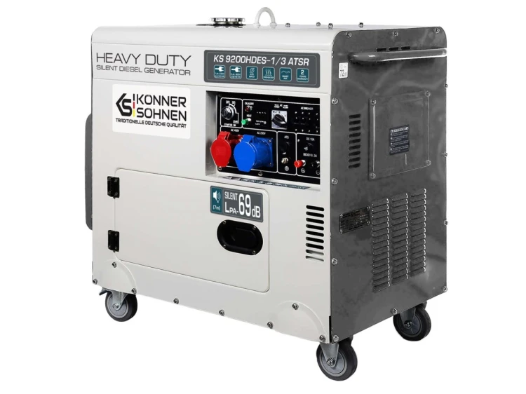 Generator diesla KS 9200HDES-1/3 ATSR 230/400V, rozruch elektryczny (EURO V)