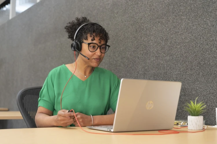 Przewodowe słuchawki HP Poly Blackwire 8225 USB-C/A