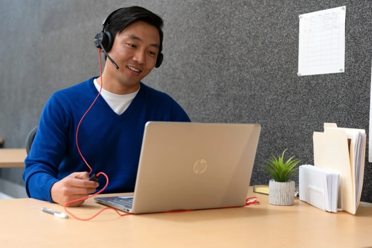 Przewodowe słuchawki HP Poly Blackwire 8225 USB-C/A