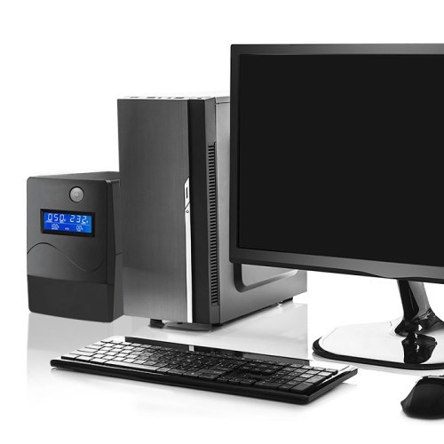Qoltec Monolith zasilacz UPS Podwójnej konwersji (online) 1 kVA 600 W 2 x gniazdo sieciowe