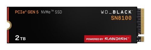 Western Digital Black SN8100 2 TB M.2 PCI Express 5.0 NVMe TLC 3D NAND