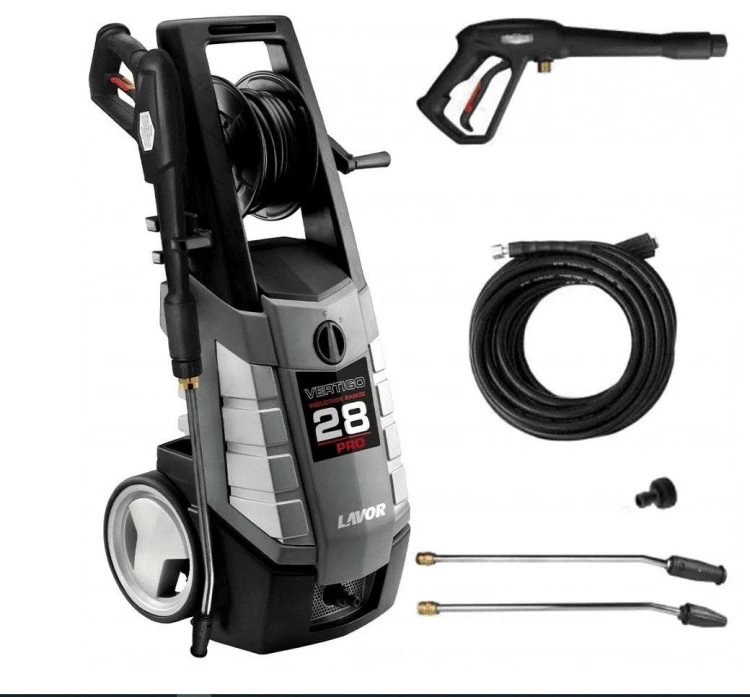 LAVOR Vertigo 28 Pro podkładka ciśnieniowa Wyprostowany Prąd elektryczny 510 l/h 2800 W Czarny, Szary