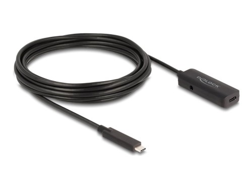 DeLOCK 80028 kabel USB USB 3.2 Gen 2 (3.1 Gen 2) 5 m USB C Czarny