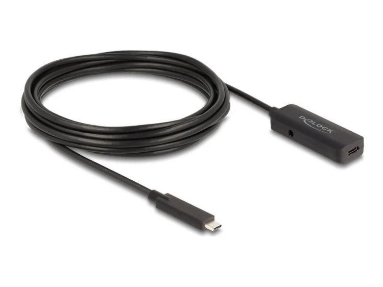 DeLOCK 80028 kabel USB USB 3.2 Gen 2 (3.1 Gen 2) 5 m USB C Czarny