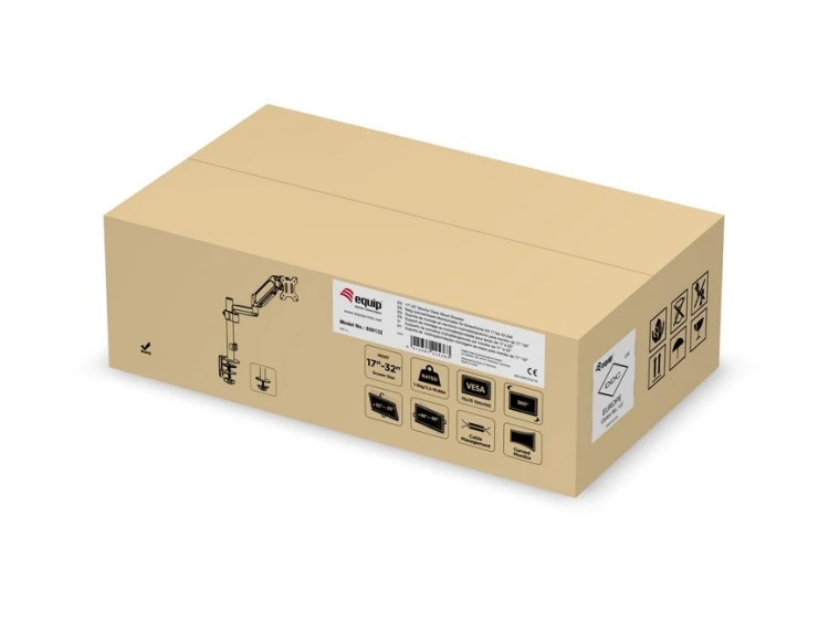 Equip 650132 uchwyt / stojak do monitorów 81,3 cm (32") Biurko Czarny
