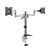 LogiLink BP0077 uchwyt / stojak do monitorów 68,6 cm (27") Biurko Czarny, Stal nierdzewna