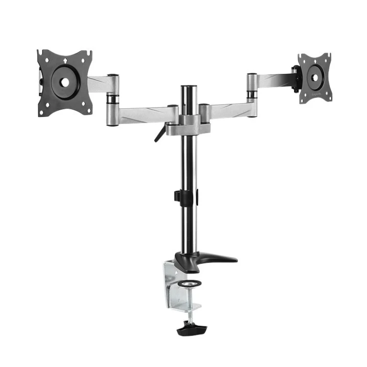 LogiLink BP0077 uchwyt / stojak do monitorów 68,6 cm (27") Biurko Czarny, Stal nierdzewna