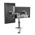 LogiLink BP0077 uchwyt / stojak do monitorów 68,6 cm (27") Biurko Czarny, Stal nierdzewna
