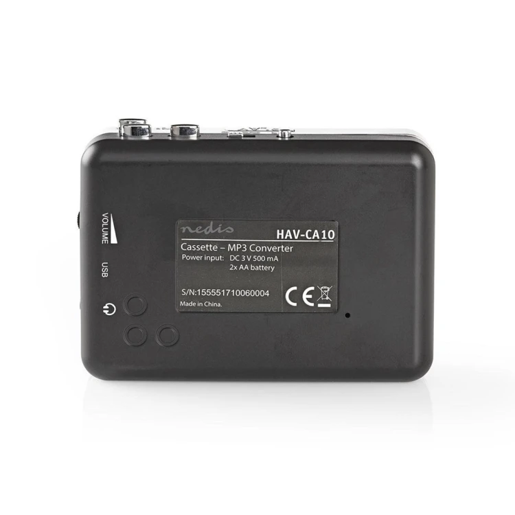 Nedis ACGRU100GY odtwarzacz MP3/MP4 Szary