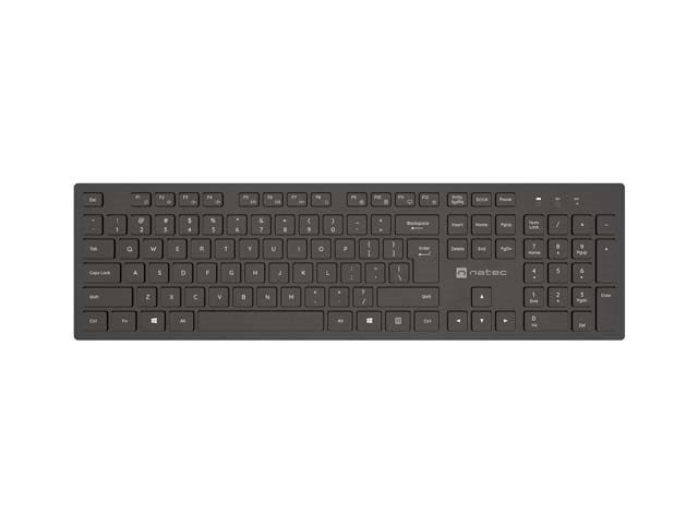 NATEC KLAWIATURA BEZPRZEWODOWA HERRING 2.4GHZ SLIM
