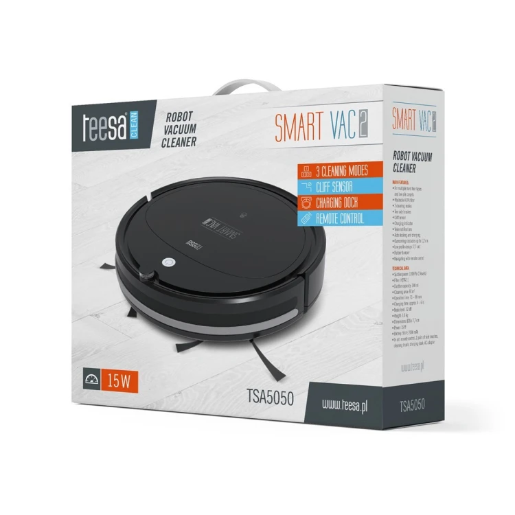 Robot sprzątający Teesa Smart VAC 2 TSA5050 0,35L Tuya