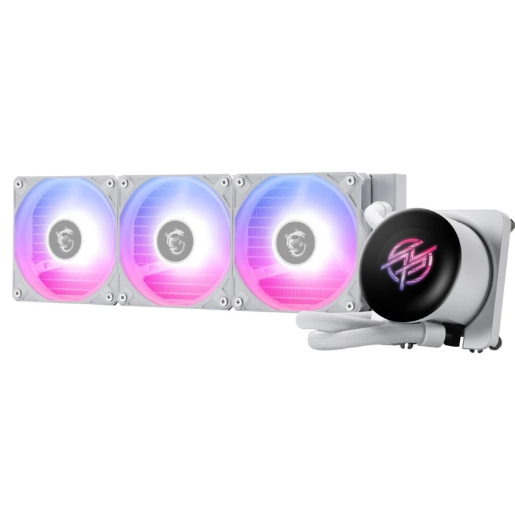MSI MPG CORELIQUID P13 WHITE system chłodzenia komputerów Procesor Chłodnica cieczy all-in-one 12 cm Biały 1 szt.
