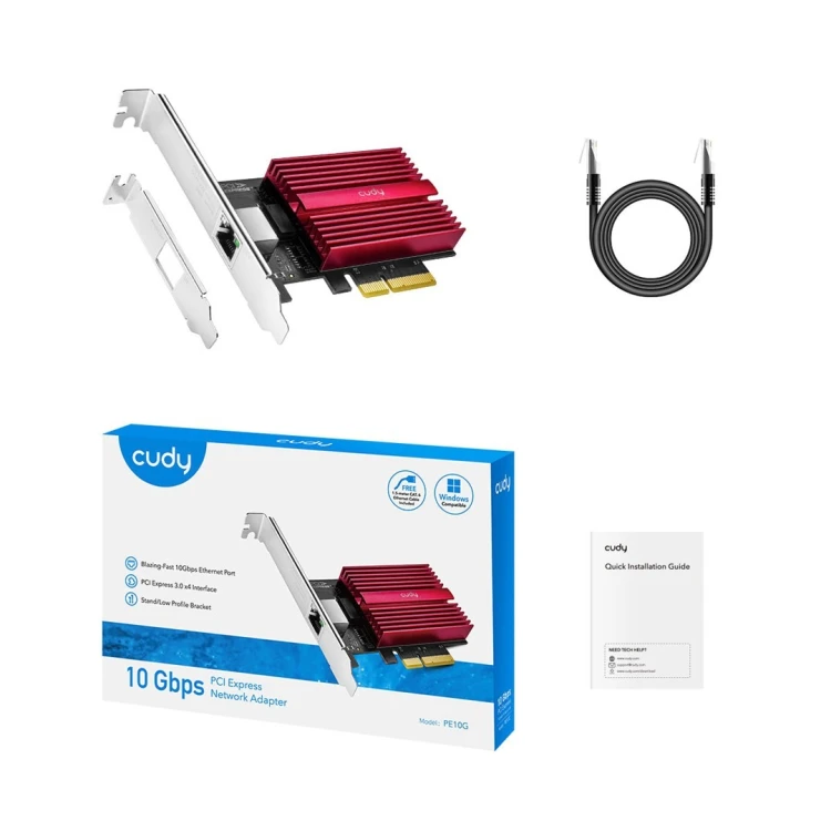 Cudy 10G PCI Express Adapter (Marvell AQC113)