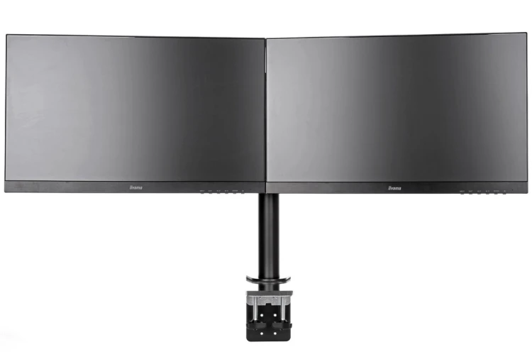 Uchwyt biurkowy na 2 ekrany Iiyama DS1002C-B1
