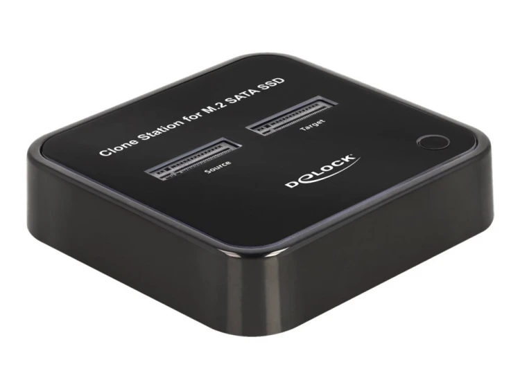 DeLOCK Stacja dokująca M.2 dla 2 x M.2 SATA SSD z funkcją klonowania