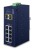 Planet IGS-1020TF łącza sieciowe Nie zarządzany Gigabit Ethernet (10/100/1000) Czarny