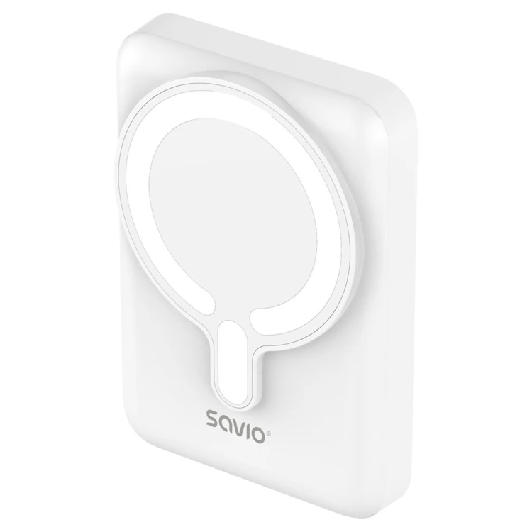 SAVIO POWERBANK 10000 MAH MAGNETYCZNY BIAŁY BA-13
