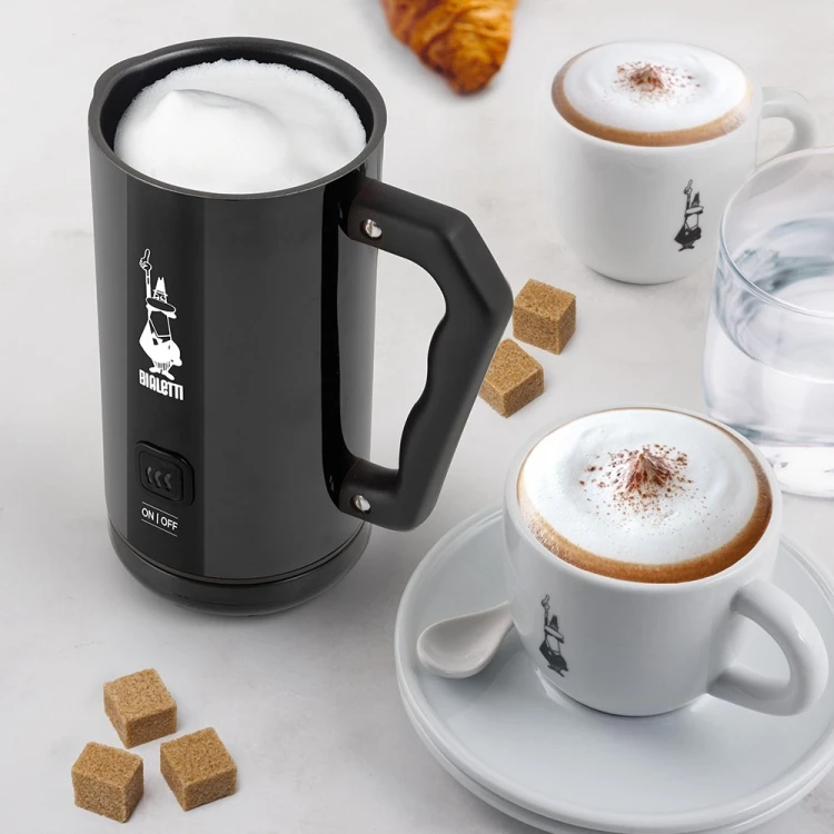 Bialetti Milk Frother MKF02 nero elektryczny spieniacz do mleka