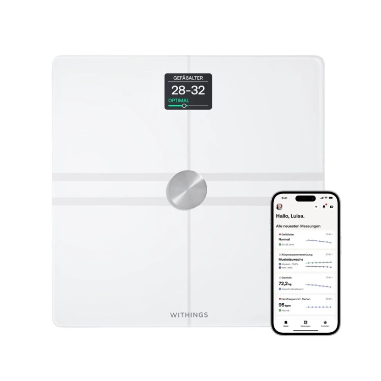 Waga Withings Body Comp - badevagte - hvid