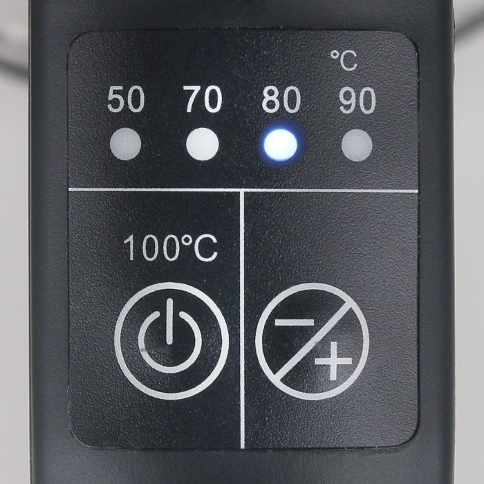 Emerio WK-122730 czajnik elektryczny 1,7 l 2200 W Czarny, Srebrny, Przezroczysty