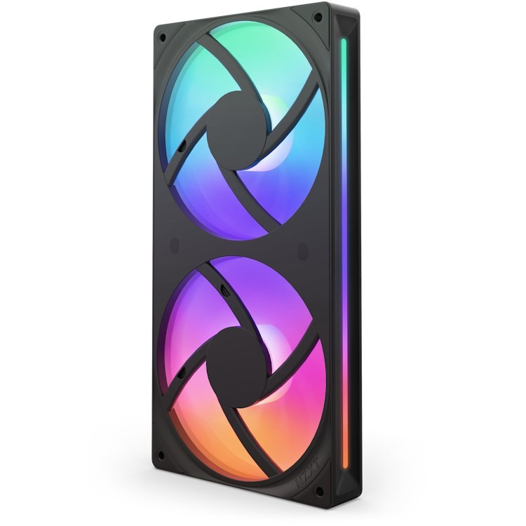 NZXT RF-U24HF-B1 system chłodzenia komputerów Obudowa komputera Wentylator Czarny