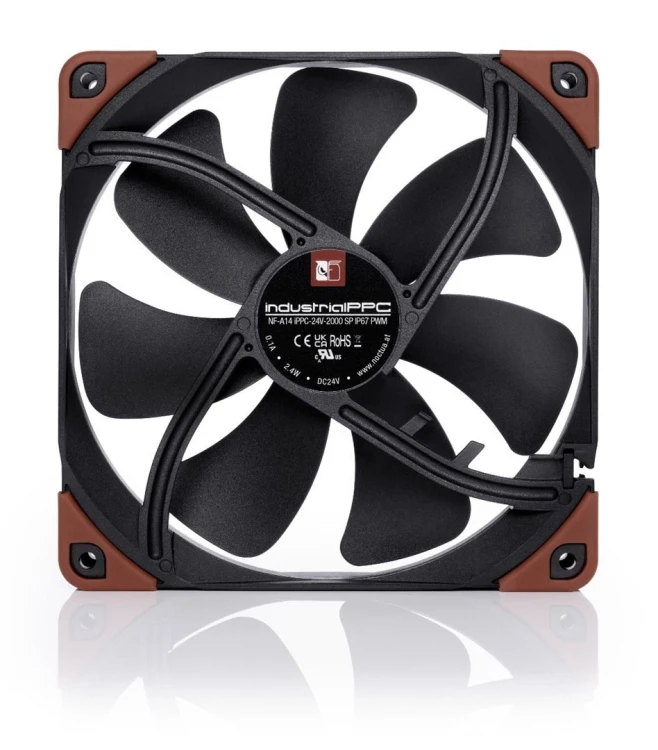Noctua NF-A14 Obudowa komputera Wentylator 14 cm Czarny, Brązowy 1 szt.