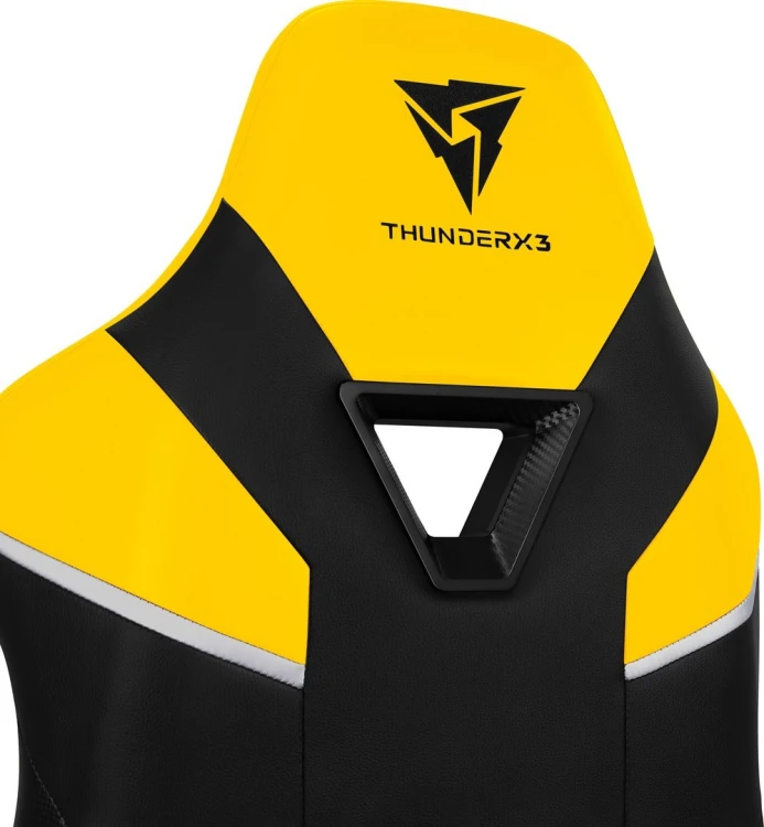ThunderX3 TC5 Air Tech Uniwersalny fotel dla gracza Obite siedzisko Czarny, Żółty