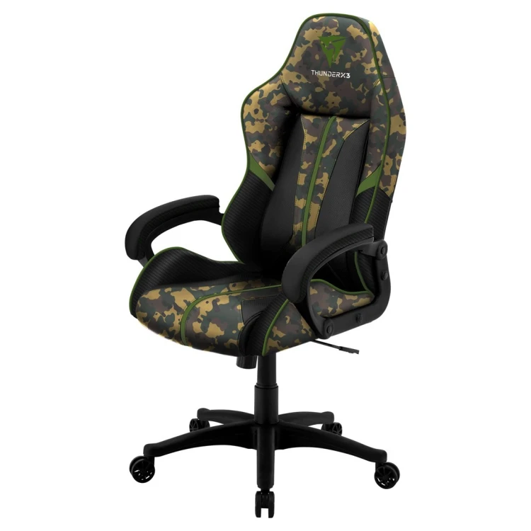 ThunderX3 BC1 Camo Uniwersalny fotel dla gracza Kamuflaż, Zielony