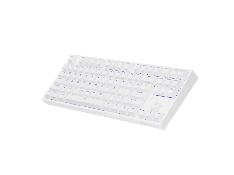 GENESIS Thor 404 TKL klawiatura Gaming USB QWERTY Amerykański międzynarodowy Biały