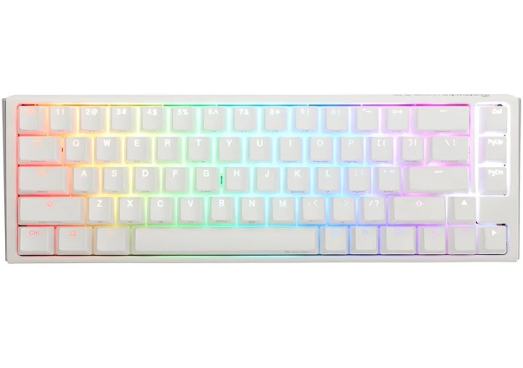 Ducky One 3 Classic Pure White SF klawiatura Gaming USB Niemiecki Biały
