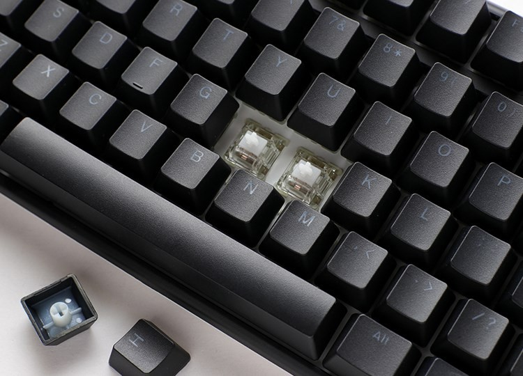 Ducky One 3 Classic TKL klawiatura Gaming USB Niemiecki Czarny, Biały