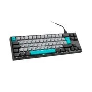 Ducky Miya Pro Moonlight TKL Gaming Tastatur für PC/Mac, MX-Brown, weiße LED - dunkelgrau