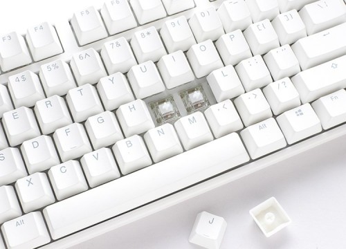 Ducky One 3 Classic Pure White klawiatura Gaming USB Niemiecki Biały