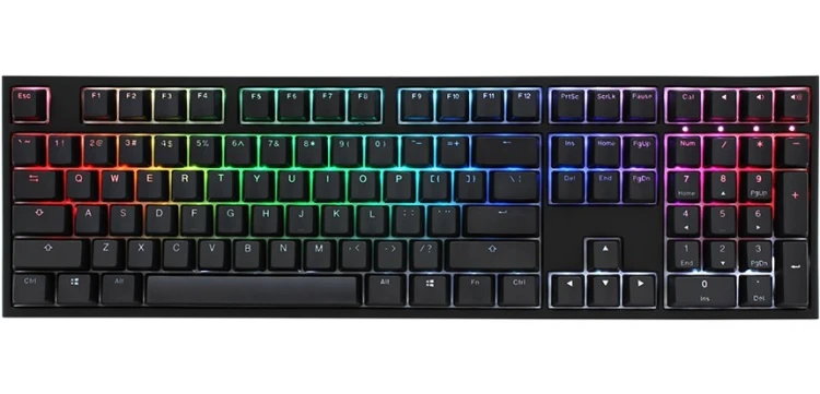 Ducky One 2 RGB klawiatura Gaming USB QWERTY Czarny