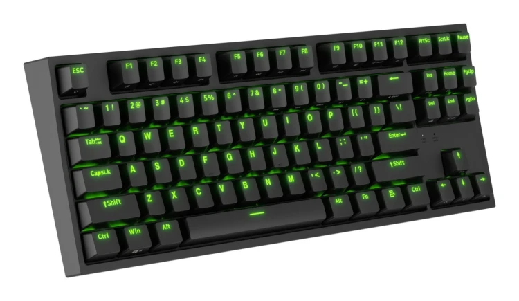 GENESIS Thor 404 TKL klawiatura Gaming USB QWERTY Amerykański międzynarodowy Czarny