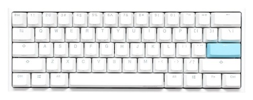 Ducky DKON2061ST klawiatura Gaming USB QWERTY Amerykański międzynarodowy Biały