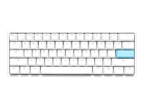 Ducky DKON2061ST klawiatura Gaming USB QWERTY Amerykański międzynarodowy Biały