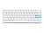 Ducky DKON2061ST klawiatura Gaming USB QWERTY Amerykański międzynarodowy Biały