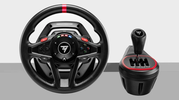 Thrustmaster T128 Shifter Pack, Kierownica + Pedały, PC, Xbox, Przycisk hamulca ręcznego, Przycisk View, Przycisk ustawień, Przyciski kierunkowe, Przy