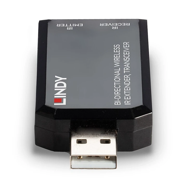 Lindy 38331 przedłużacz AV Nadajnik i transceiver AV Czarny