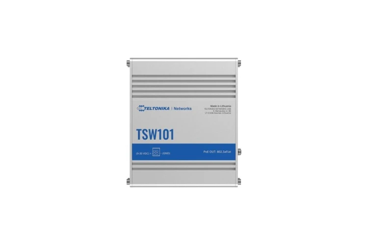 Teltonika TSW101 Gigabit Ethernet (10/100/1000) Obsługa PoE Metaliczny