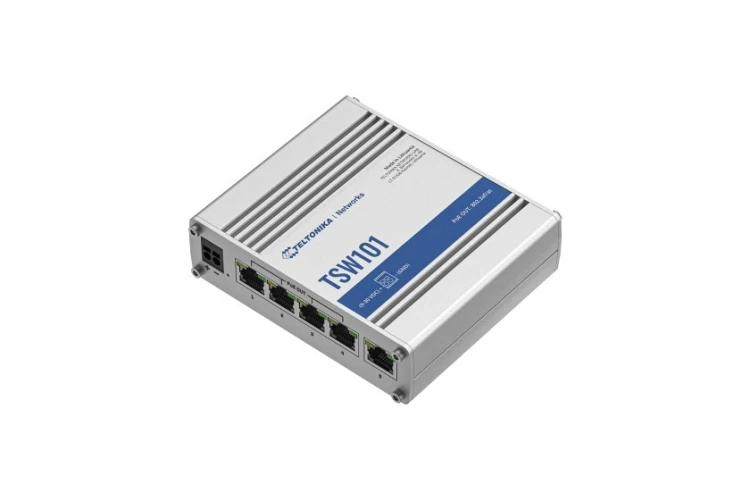 Teltonika TSW101 Gigabit Ethernet (10/100/1000) Obsługa PoE Metaliczny
