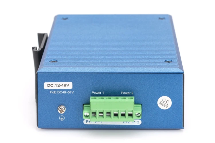 Switcher przemysłowy 4+2-Port L2 zarządzany Gigabit Ethernet 4 x GE RJ45 + 2 SFP Port