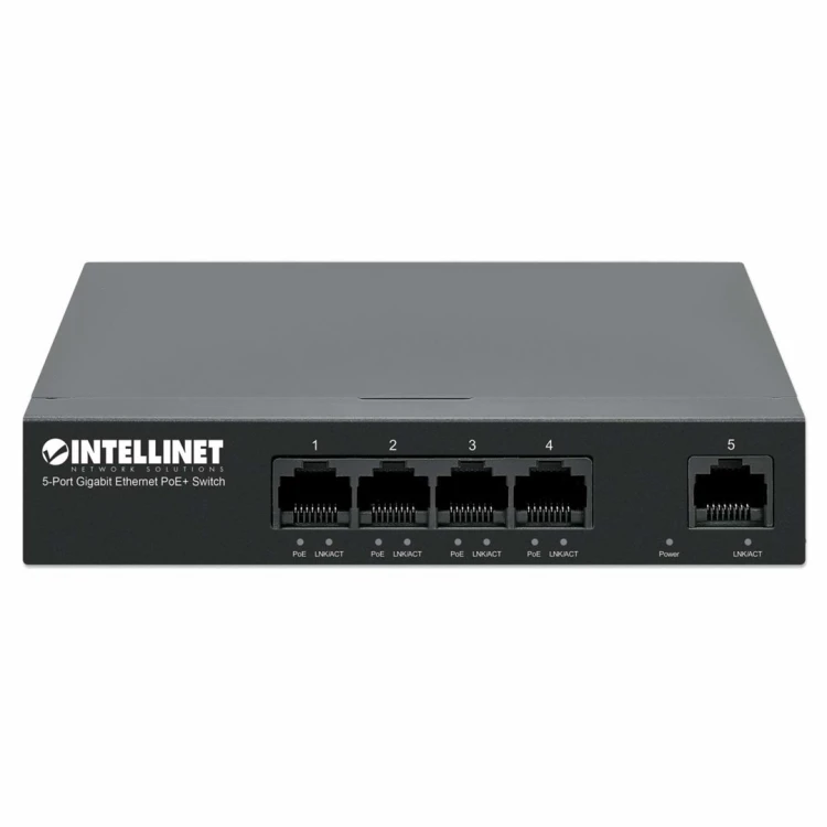 Intellinet 561792 przełącznik sieciowy Gigabit Ethernet (10/100/1000) Obsługa PoE Czarny