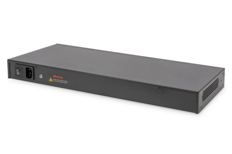 24 Port L2 Managed Gigabit Ethernet Switch with PoE Injector, 2 SFP Upload