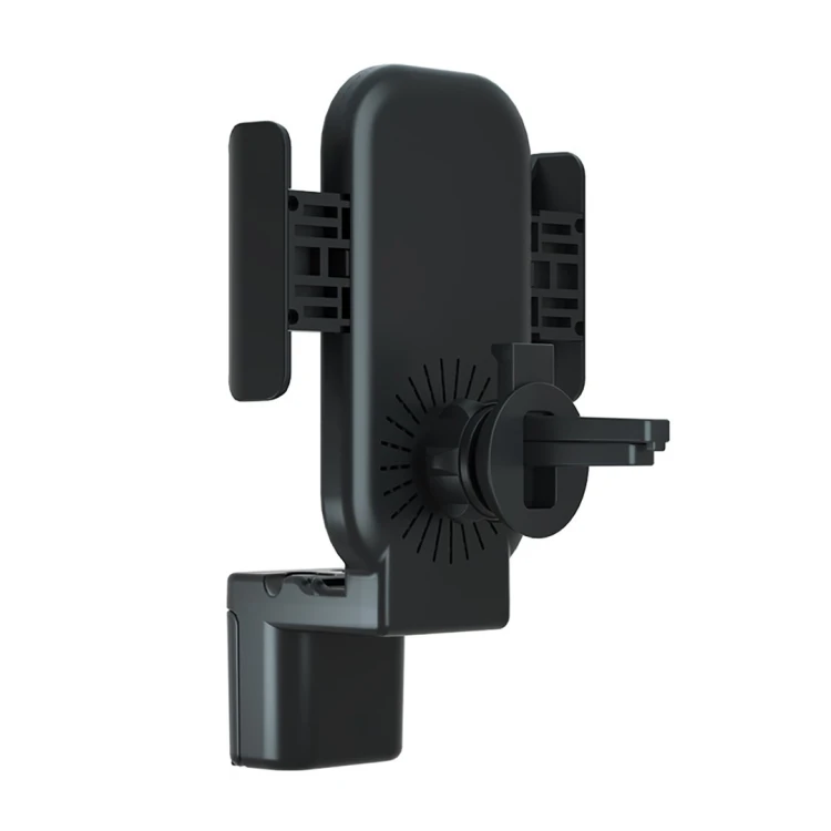 Terratec ChargeAir All Car Uchwyt aktywny Telefon komórkowy/Smartfon, Smartwatch Czarny
