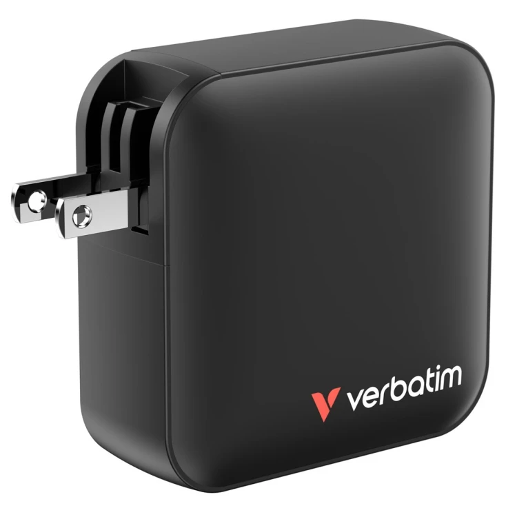 ładowarka Verbatim Mini GaN 165W 3xUSB-C 1xUSB-A US/EU/UK