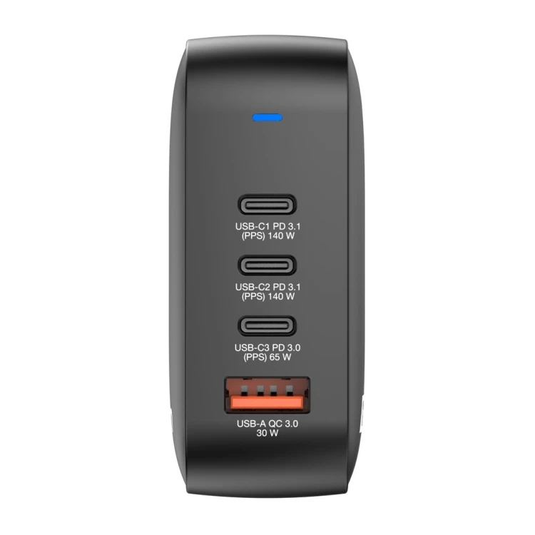 ładowarka Verbatim Mini GaN 165W 3xUSB-C 1xUSB-A US/EU/UK